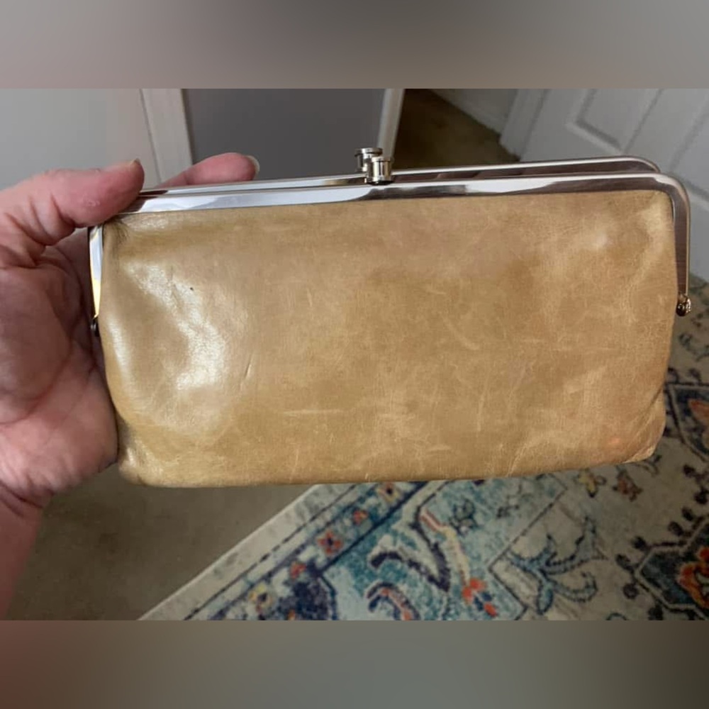 HOBO The Lauren Leather Double Frame Clutch-Wallet